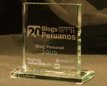 Ganadores de “20 Blogs Peruanos” edición 2009