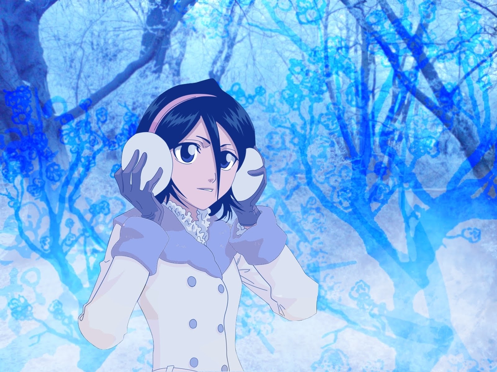 Rukia-WinterForest-bleach-anime-9089570-1600-1200