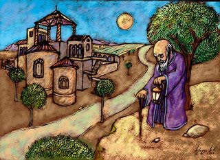 El Angel y el Ermitaño, cuento cristiano medieval de La Tebaida