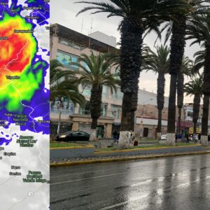 La lluvia en Tacna
