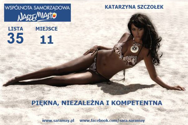 Una candidata en bikini… en Polonia saramay0