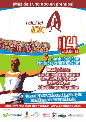 Agenda en Tacna para este Sábado 13 y Domingo 14 de Agosto de 2011