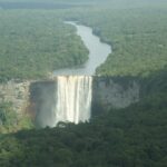 waterfalls, a single drop, guyana