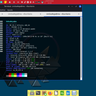 Nuevo GNU/Linux instalado y #ViernesDeEscritorio